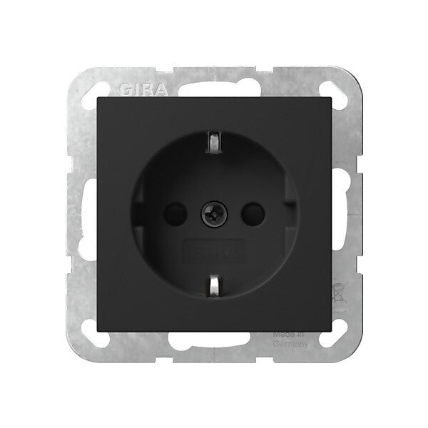 Gira Schuko-Steckdose schwarz 4755005